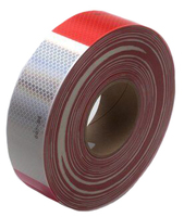 Conspicuity Tape 6"Red/6"White 150'