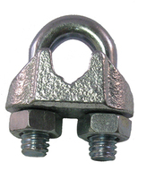 Wire Rope Clips Malleable 1/4