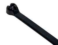 Metal Tab Cable Tie 4" 18 lb Black