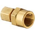 Brass Compression Female Connector 1/4" Tube 1/4" Pipe