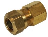 Brass Nylon Air Brake Female Connector  1/2" Tube 1/2" Pipe