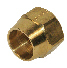 Brass Rubber Air Brake Nut 3/8" Hose